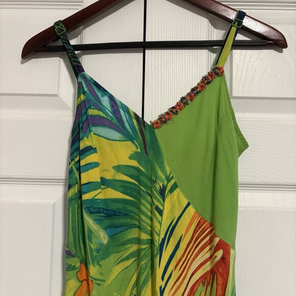 Women’s Jams World Voile Summer Floral Dress Size Medium - Picture 2 of 5